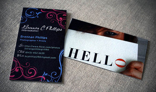 photography business cards 43 60 Photography Business Cards Inspirations