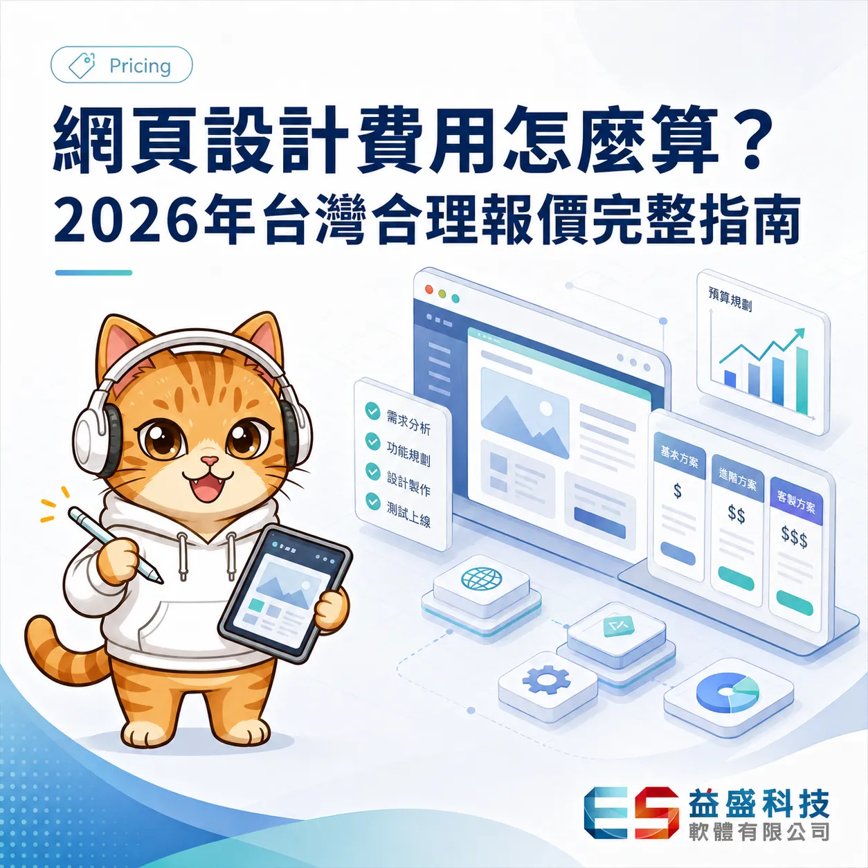 網頁設計費用怎麼算？2026年台灣合理報價完整指南