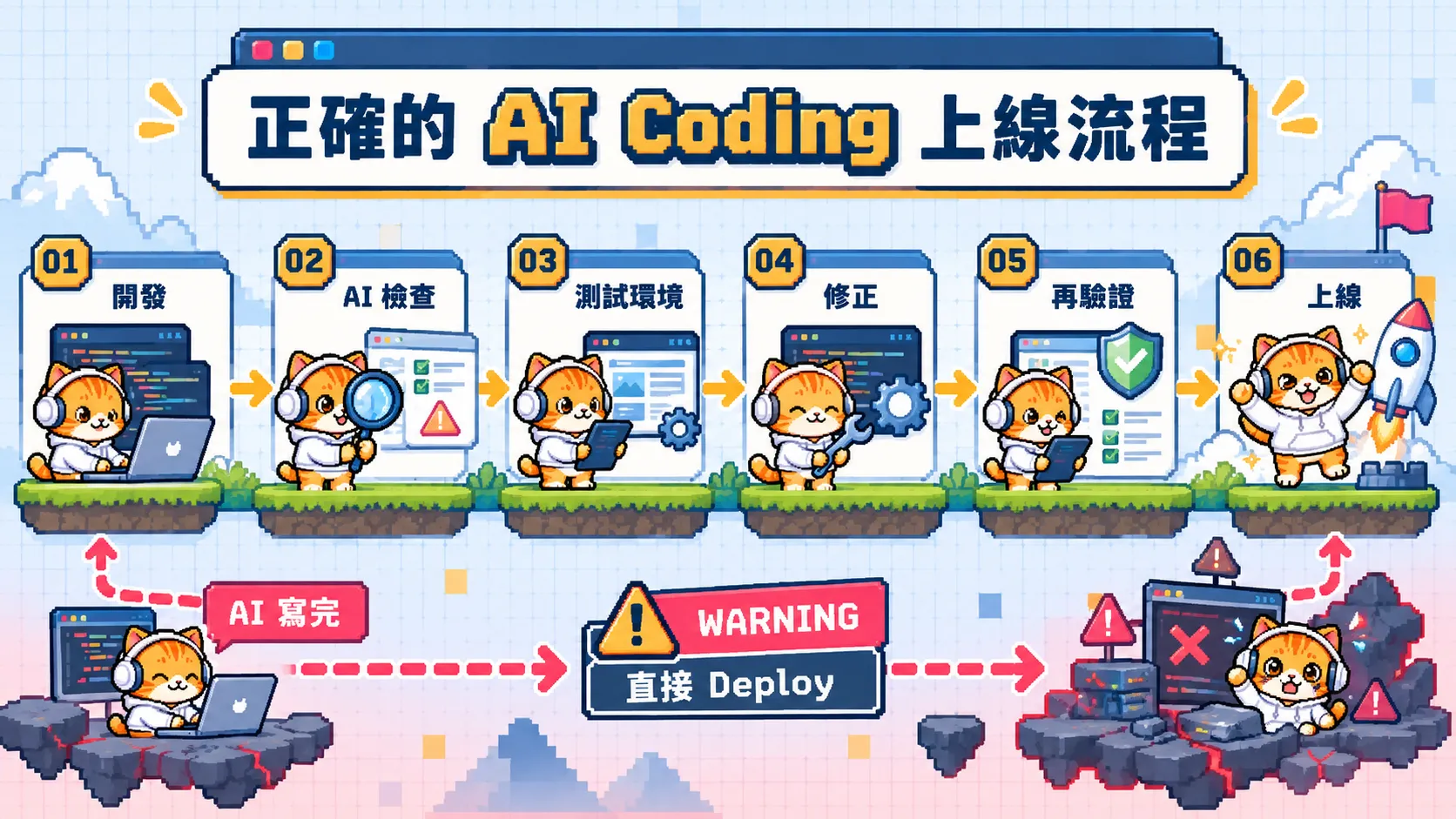 正確的 AI Coding 上線流程