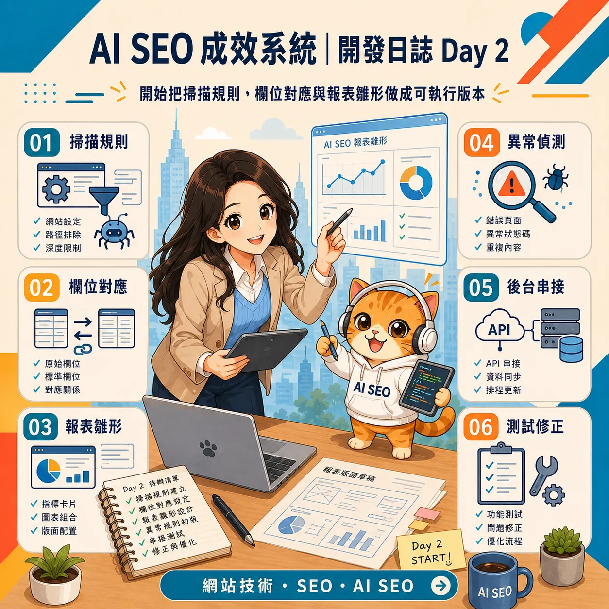 AI SEO 成效系統 開發日誌 Day 2