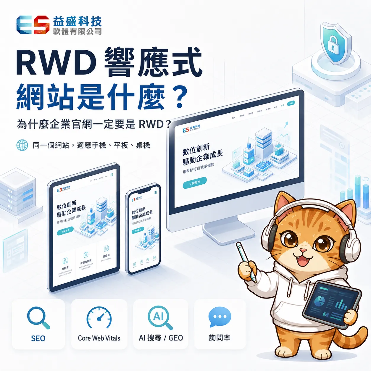 RWD 響應式網站是什麼？為什麼企業官網一定要是 RWD？