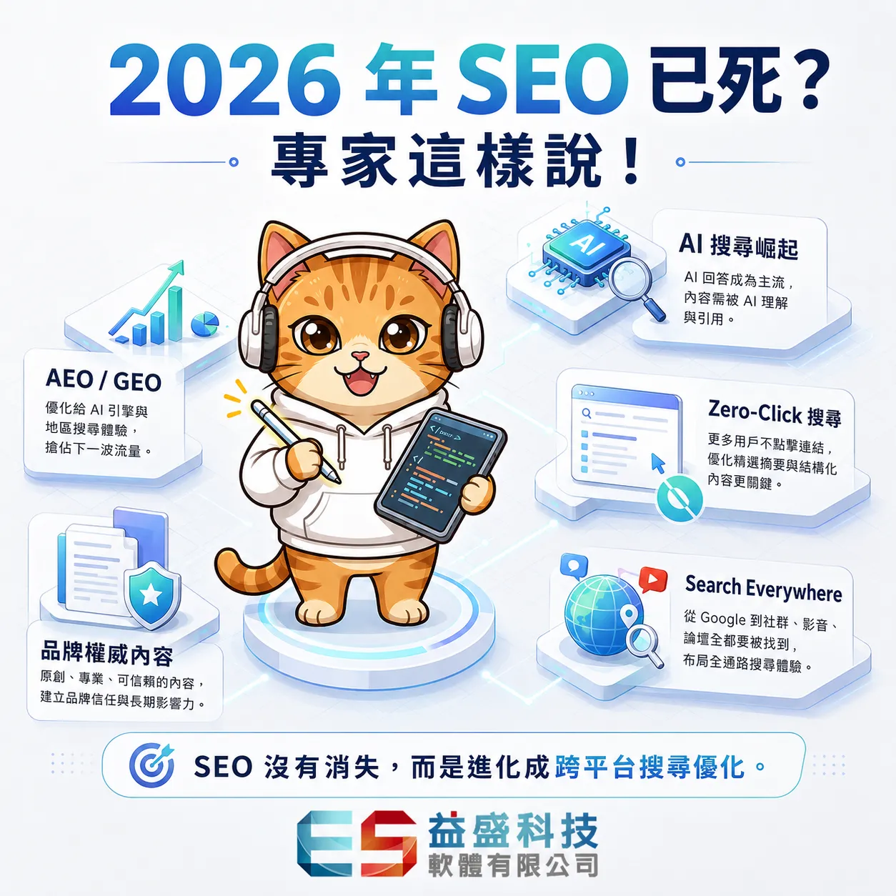 2026 年 SEO 已死？AI搜尋、GEO與零點擊搜尋帶來哪些改變？