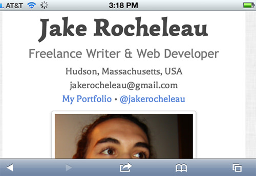 responsive resume