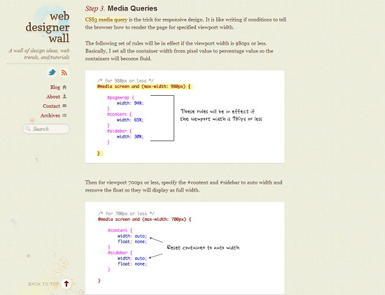 responsive 3 steps