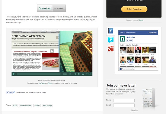 responsive visual